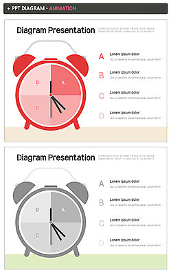 템플릿 비즈니스 그래프 사람없음 세트 자명종 PPT 프레젠테이션 문서템플릿 애니형PPT 이미지템플릿 시계 알람 파일형식