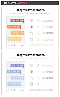 템플릿 비즈니스 그래프 사람없음 세트 PPT 프레젠테이션 문서템플릿 메신저 애니형PPT 이미지템플릿 파일형식