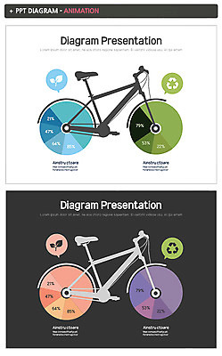 템플릿 비즈니스 그래프 사람없음 세트 새싹 환경 자전거 PPT 프레젠테이션 문서템플릿 원그래프 애니형PPT 이미지템플릿 식물 바이크 파일형식