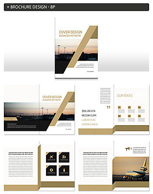 템플릿 ZIP 비행기 팜플렛 사람없음 공항 인디자인 INDD 이미지템플릿 항공교통 교통시설 대중교통 파일형식