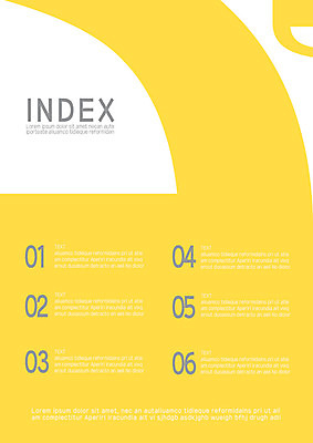 템플릿 내지 사람없음 노란색 프레젠테이션 문서템플릿 서식 레이아웃 문서 제안서 따옴표 목차 이미지템플릿 AI파일 컬러 파일형식 벡터