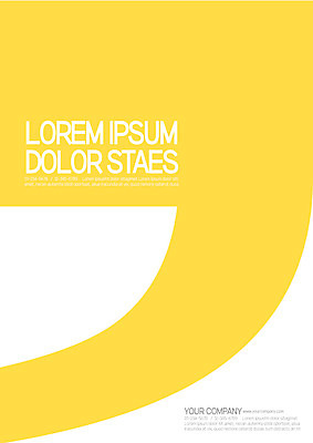 템플릿 표지 사람없음 노란색 프레젠테이션 문서템플릿 서식 레이아웃 문서 제안서 따옴표 이미지템플릿 AI파일 컬러 파일형식 벡터