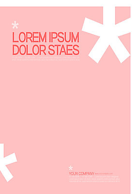 템플릿 표지 별 분홍색 사람없음 프레젠테이션 문서템플릿 서식 레이아웃 문서 제안서 이미지템플릿 AI파일 자연요소 컬러 파일형식 벡터