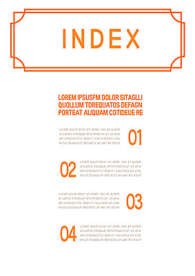 도형 템플릿 내지 무늬 사람없음 주황색 프레젠테이션 문서템플릿 서식 레이아웃 문서 제안서 겹침 목차 이미지템플릿 AI파일 컬러 파일형식 벡터