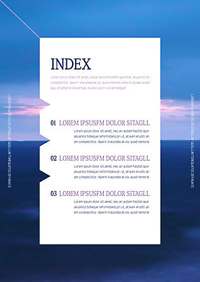 템플릿 내지 바다 하늘 사람없음 프레젠테이션 문서템플릿 서식 레이아웃 문서 제안서 목차 이미지템플릿 AI파일 파일형식 벡터