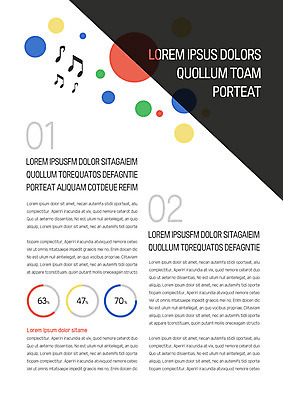 템플릿 내지 음악 음표 사람없음 원형 삼각형 프레젠테이션 문서템플릿 서식 레이아웃 문서 제안서 이미지템플릿 AI파일 도형 기호 문화예술 파일형식 벡터