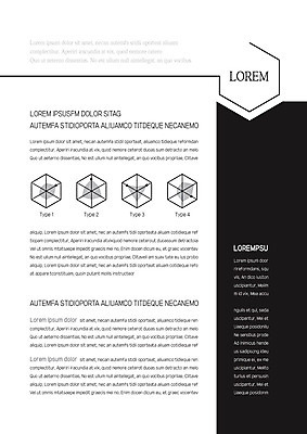 템플릿 내지 선 사람없음 검은색 프레젠테이션 문서템플릿 서식 레이아웃 문서 제안서 육각형 이미지템플릿 AI파일 도형 컬러 파일형식 벡터