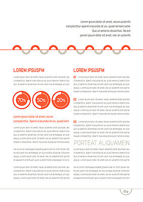 템플릿 내지 사람없음 주황색 프레젠테이션 문서템플릿 아치 서식 레이아웃 문서 제안서 이미지템플릿 AI파일 컬러 파일형식 벡터