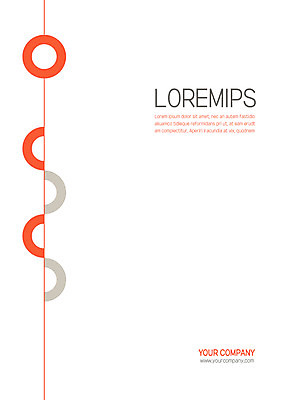 템플릿 표지 사람없음 주황색 원형 프레젠테이션 문서템플릿 아치 서식 레이아웃 문서 제안서 이미지템플릿 AI파일 도형 컬러 파일형식 벡터