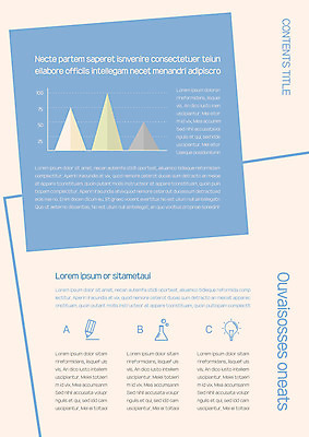 템플릿 내지 사람없음 파란색 사각형 프레젠테이션 문서템플릿 서식 레이아웃 문서 제안서 이미지템플릿 AI파일 도형 컬러 파일형식 벡터