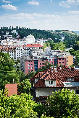 포토 JPG 주간 나무 구름 해외풍경 해외 유럽 유럽풍경 하늘 지붕 풍경 사람없음 야외 건물 체코 프라하 동유럽 국내포토 자연요소 식물 건축물 나라 파일형식