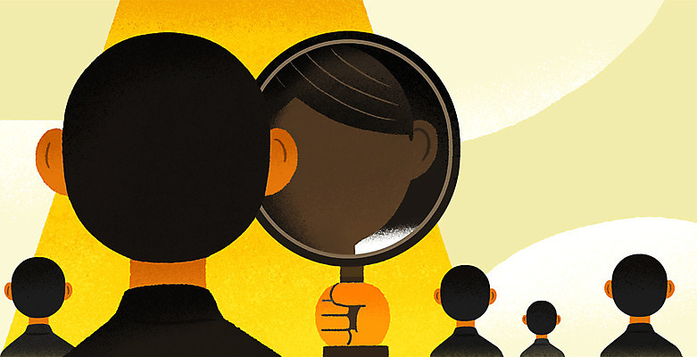 PSD 남자 감정 얼굴 일러스트 서기 들기 여러명 상반신 성인 거울 얼굴없음 국내일러스트 다수 모션 사람 신체부위 파일형식