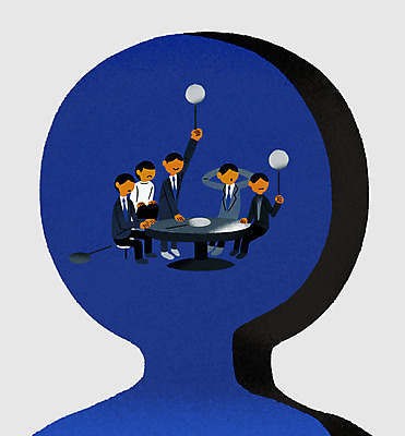 전신 PSD 남자 감정 의자 일러스트 회의 들기 앉기 여러명 성인 팻말 충돌 책상 얼굴없음 국내일러스트 가구 다수 비즈니스 모션 프레임 사람 파일형식