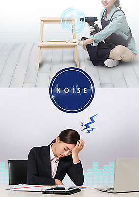 PSD 편집 편집이미지 여자 의자 스트레스 앉기 상반신 20대 성인 두명 노트북 태블릿 눈감음 앞치마 한국인 비즈니스우먼 두통 소음 DIY 전동드라이버 전동드릴 여자만 이미지편집 가구 비즈니스 모션 사람 동양인 청년 취미 전자제품 스마트기기 소리 직장인 드라이버_공구 질병 드릴 파일형식