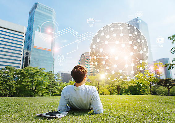 PSD 나무 편집 편집이미지 공원 남자 안경 비즈니스 휴식 한명 빌딩 잔디 상반신 성인 뒷모습 책 눕기 비즈니스맨 네트워크 스마트 홀로그램 이미지편집 식물 1 잡화 공공시설 뷰포인트 컨셉 모션 사람 건물 직장인 파일형식