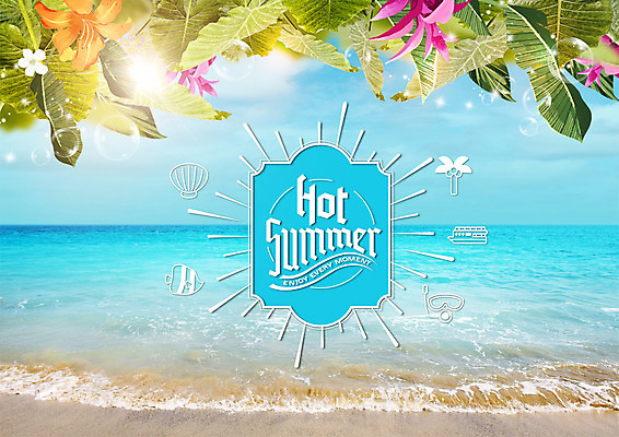 PSD 구름 편집 편집이미지 꽃 바다 여행 하늘 나뭇잎 해변 사람없음 여름 여름휴가 바캉스 보테니컬아트 이미지편집 자연요소 식물 계절 잎 휴가 파일형식 여름_계절