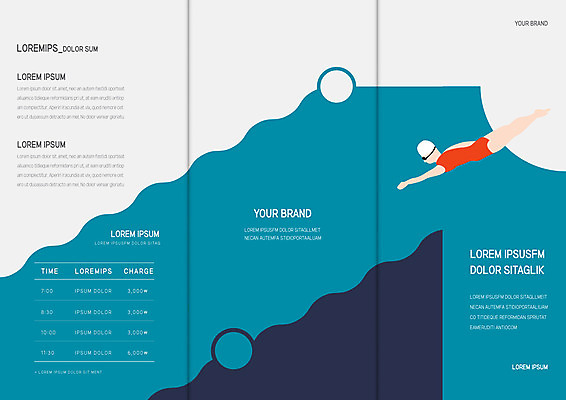 템플릿 편집 표지디자인 북디자인 출판디자인 여자 표지 리플렛 여행 북커버 3단접지 한명 팜플렛 여름 여름휴가 바캉스 수영 이미지템플릿 AI파일 1 계절 휴가 사람 수상스포츠 파일형식 벡터 여름_계절