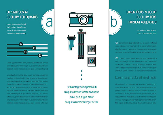 템플릿 편집 표지디자인 북디자인 출판디자인 내지 리플렛 북커버 3단접지 문화예술 팜플렛 사람없음 카메라 사진필름 삼각대 이미지템플릿 AI파일 전자제품 필름 파일형식 벡터