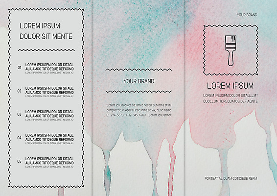 템플릿 편집 표지디자인 북디자인 출판디자인 표지 리플렛 북커버 3단접지 미술 팜플렛 사람없음 페인트붓 이미지템플릿 AI파일 문화예술 붓 파일형식 벡터