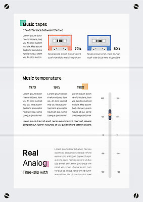 템플릿 편집 표지디자인 북디자인 출판디자인 내지 음악 리플렛 북커버 3단접지 팜플렛 사람없음 카세트테이프 볼륨 아날로그 이미지템플릿 AI파일 문화예술 파일형식 벡터