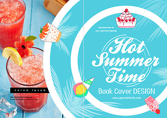 PSD 템플릿 편집 표지디자인 북디자인 출판디자인 표지 리플렛 북커버 과일 여름음식 잔 팜플렛 사람없음 여름 여름휴가 바캉스 얼음 레몬 빙수 아이스크림콘 수박주스 제철음식 이미지템플릿 자연요소 식기 계절 음식 휴가 디저트 과일주스 콘 제철 파일형식 여름_계절