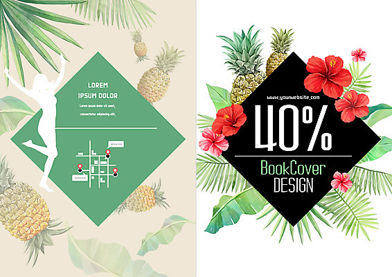 PSD 템플릿 편집 표지디자인 북디자인 출판디자인 여자 표지 꽃 실루엣 리플렛 북커버 과일 나뭇잎 이벤트 팜플렛 여름 여름휴가 바캉스 쇼핑 야자수 세일 파인애플 약도 이미지템플릿 나무 식물 계절 잎 지도 휴가 촬영기법 사람 열대과일 파일형식 여름_계절