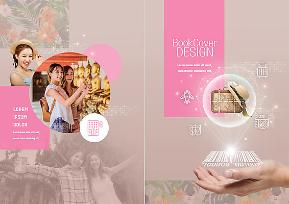 PSD 템플릿 편집 모자 표지디자인 북디자인 손 출판디자인 여자 표지 리플렛 여행 북커버 어깨동무 웃음 팜플렛 여러명 상반신 20대 성인 신체부위 친구 여행가방 한국인 불상 바코드 성인여자만 이미지템플릿 잡화 포즈 다수 불교 가방 관계 표정 사람 동양인 청년 여자만 성인만 파일형식