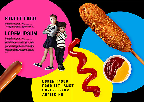 전신 PSD 템플릿 편집 접시 표지디자인 북디자인 출판디자인 여자 남자 내지 어린이 리플렛 북커버 디저트 서기 소녀 소년 팜플렛 두명 옆모습 팔짱 한국인 등맞대기 소시지 케첩 머스터드 핫도그 어린이만 이미지템플릿 식기 음식 뷰포인트 모션 패스트푸드 사람 동양인 소스_음식 가공식품 파일형식