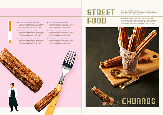 PSD 템플릿 편집 접시 표지디자인 북디자인 출판디자인 남자 내지 리플렛 포크 북커버 디저트 한명 팜플렛 성인 계량스푼 츄러스 이미지템플릿 1 식기 음식 주방용품 사람 파일형식