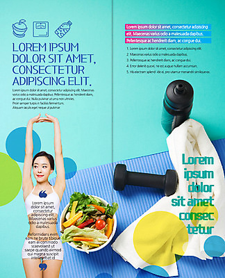 PSD 템플릿 편집 표지디자인 북디자인 출판디자인 여자 내지 리플렛 다이어트 2단접지 북커버 한명 서기 팜플렛 20대 성인 운동복 수건 운동 뷰티 스트레칭 아령 샐러드 한국인 탱크톱 물병 의료성형뷰티 성인여자한명만 이미지템플릿 1 옷 음식 상의 모션 건강 사람 동양인 청년 위생용품 물통 여자한명만 성인여자만 파일형식