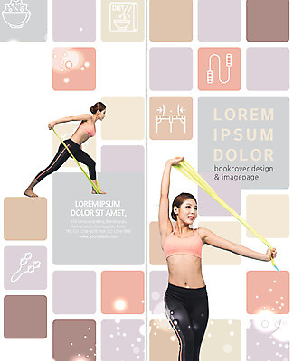 PSD 템플릿 편집 표지디자인 북디자인 출판디자인 여자 표지 리플렛 다이어트 2단접지 북커버 팜플렛 20대 성인 두명 옆모습 운동복 운동 뷰티 스트레칭 한국인 당기기 튜빙밴드 성인여자만 이미지템플릿 옷 뷰포인트 모션 건강 사람 동양인 청년 여자만 성인만 파일형식