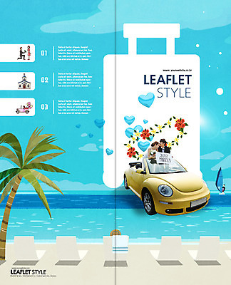 PSD 템플릿 편집 표지디자인 북디자인 출판디자인 여자 표지 남자 꽃 리플렛 여행 결혼 2단접지 북커버 팜플렛 여러명 20대 성인 해변 여름 여름휴가 바캉스 야자수 한국인 신혼여행 하트 웨딩카 성인만 이미지템플릿 모양 나무 식물 계절 바다 다수 자동차 휴가 사람 동양인 이벤트 청년 파일형식 여름_계절