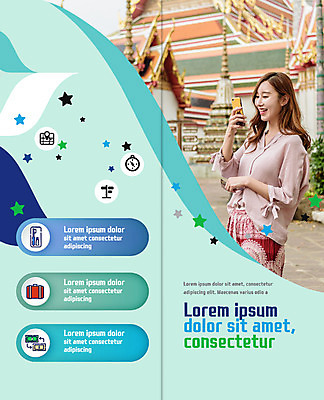 PSD 템플릿 편집 표지디자인 북디자인 출판디자인 여자 내지 리플렛 여행 2단접지 북커버 태국 한명 웃음 팜플렛 상반신 20대 성인 옆모습 스마트폰 사진촬영 한국인 태국여행 이미지템플릿 1 아시아 뷰포인트 해외여행 표정 사람 동양인 청년 핸드폰 스마트기기 촬영 파일형식
