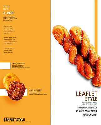 PSD 템플릿 편집 표지디자인 북디자인 출판디자인 표지 빵 리플렛 2단접지 북커버 팜플렛 사람없음 도넛 꽈배기 이미지템플릿 음식 디저트 파일형식