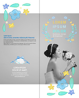 PSD 템플릿 편집 표지디자인 북디자인 출판디자인 여자 표지 신부 리플렛 부케 웨딩드레스 결혼 2단접지 북커버 한명 팜플렛 상반신 성인 옆모습 30대 한국인 종 향기 성인여자한명만 이미지템플릿 1 드레스 뷰포인트 꽃다발 사람 동양인 이벤트 장년 냄새 여자한명만 성인여자만 파일형식