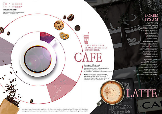 PSD 템플릿 편집 표지디자인 북디자인 출판디자인 내지 커피 리플렛 북커버 팜플렛 사람없음 쿠키 원두 커피잔 이미지템플릿 음료 디저트 잔 파일형식