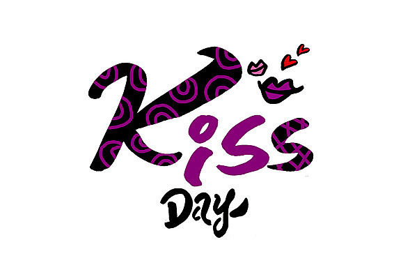 PSD 영어 일러스트 캘리그라피 키스 글자캘리그라피 사람없음 하트 입술 데이 입술모양 키스데이 국내일러스트 모양 문자 기념일 데이이벤트 신체부위 애정표현 파일형식
