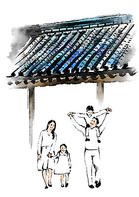 전신 PSD 한국문화 한국전통 여자 남자 딸 전통문화 아들 어린이 일러스트 캘리그라피 가족 엄마 한옥 기와집 서기 여러명 성인 목마 아빠 전통체험 국내일러스트 동양문화 전통 문화 다수 고건축 관계 모션 한국 사람 체험 파일형식