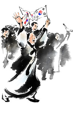 전신 PSD 여자 남자 일러스트 캘리그라피 서기 여러명 성인 만세 한국사 태극기 한복 삼일절 애국심 광복절 독립운동 독립운동가 국내일러스트 한국전통 다수 모션 사람 공휴일 역사 국기 전통의상 국경일 파일형식