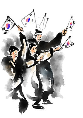 전신 PSD 여자 남자 일러스트 캘리그라피 서기 여러명 성인 한국사 태극기 한복 삼일절 애국심 광복절 독립운동 독립운동가 국내일러스트 한국전통 다수 모션 사람 공휴일 역사 국기 전통의상 국경일 파일형식