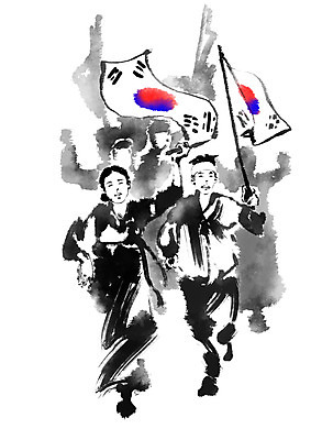 전신 PSD 여자 남자 일러스트 캘리그라피 서기 여러명 성인 만세 한국사 태극기 한복 삼일절 애국심 광복절 독립운동 독립운동가 국내일러스트 한국전통 다수 모션 사람 공휴일 역사 국기 전통의상 국경일 파일형식