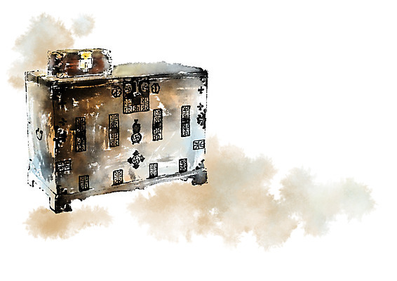 PSD 한국문화 한국전통 전통문화 일러스트 캘리그라피 전통소품 사람없음 고가구 괘종 문갑 국내일러스트 동양문화 전통 문화 가구 한국 오브젝트 파일형식