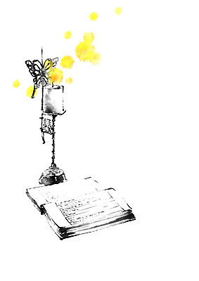 PSD 한국문화 한국전통 전통문화 일러스트 초 캘리그라피 전통소품 사람없음 고서 촛대 서책 나비문양 국내일러스트 동양문화 전통 문양 문화 유물 한국 책 오브젝트 파일형식