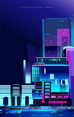 도로 백그라운드 야경 일러스트 자동차 빌딩 사람없음 건물 빛 도시풍경 도시 네온 그라데이션 도시백그라운드 국내일러스트 AI파일 건축물 길 육상교통 교통시설 풍경 야간 파일형식 벡터 풍경_경치