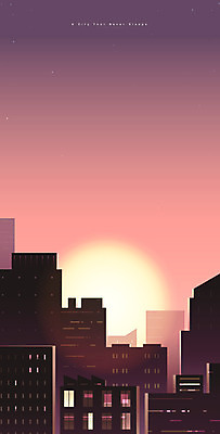 백그라운드 야경 일러스트 하늘 빌딩 사람없음 건물 도시풍경 노을 일몰 도시 그라데이션 도시백그라운드 국내일러스트 AI파일 자연요소 건축물 풍경 야간 파일형식 벡터 풍경_경치