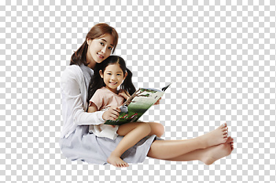 전신 편집이미지 여자 딸 어린이 모녀 엄마 앉기 소녀 20대 성인 두명 옆모습 독서 다정 한국인 읽기 동화책 PNG 여자만 편집소스 뷰포인트 컨셉 가족 모션 사람 동양인 청년 책 파일형식