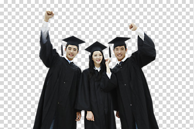 편집이미지 여자 남자 대학생 학사모 졸업 서기 미소 상반신 20대 성인 앞모습 세명 친구 청춘 파이팅 주먹 우정 한국인 졸업가운 PNG 성인만 편집소스 모자_잡화 학생 교육 뷰포인트 컨셉 관계 모션 표정 사람 동양인 청년 가운 파일형식