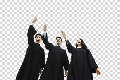 편집이미지 여자 남자 대학생 로우앵글 학사모 졸업 서기 상반신 20대 성인 앞모습 세명 친구 청춘 우정 한국인 졸업가운 PNG 성인만 편집소스 모자_잡화 학생 교육 뷰포인트 컨셉 관계 모션 사람 동양인 청년 가운 파일형식