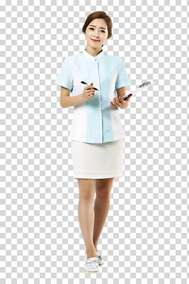 전신 편집이미지 여자 의학 한명 서기 미소 20대 성인 앞모습 한국인 간호사 PNG 서류판 성인여자한명만 편집소스 1 뷰포인트 모션 표정 사람 동양인 청년 사무용품 의료진 여자한명만 성인여자만 파일형식