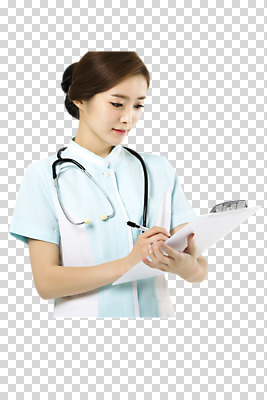 편집이미지 여자 의학 한명 서기 미소 상반신 20대 성인 앞모습 한국인 간호사 PNG 서류판 성인여자한명만 편집소스 1 뷰포인트 모션 표정 사람 동양인 청년 사무용품 의료진 여자한명만 성인여자만 파일형식